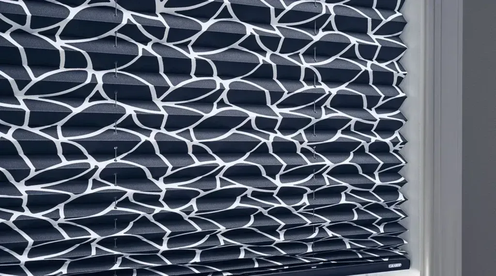 Patterned Pleated Shades